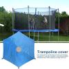 Busaiu Trampoline Shade Cover, 6/8/10/12/14/16FT Sun-Protection Trampolines Canopy, Portable Anti-UV Trampolines Sunshade Accessories(16FT-12 Poles) view 4