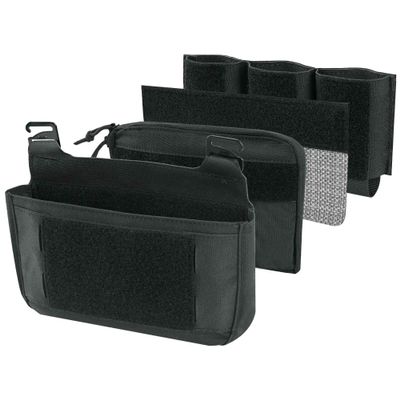 4-in-1 Front Flap Pouch G Hook,SABADO Tactical Elastic Triple Mag Pouch 5.56, Kangaroo Insert Divider Placard for Chest Rig and Vest