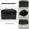4-in-1 Front Flap Pouch G Hook,SABADO Tactical Elastic Triple Mag Pouch 5.56, Kangaroo Insert Divider Placard for Chest Rig and Vest view 4