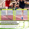 Gemscream 2 Pcs Adjustable Height Training Hurdle 23. 62'' Detachable Hurdles Track and Field Equipment Agility Speed Training Equipment with Scale for Soccer Basketball Obstacle Courses Workout view 3
