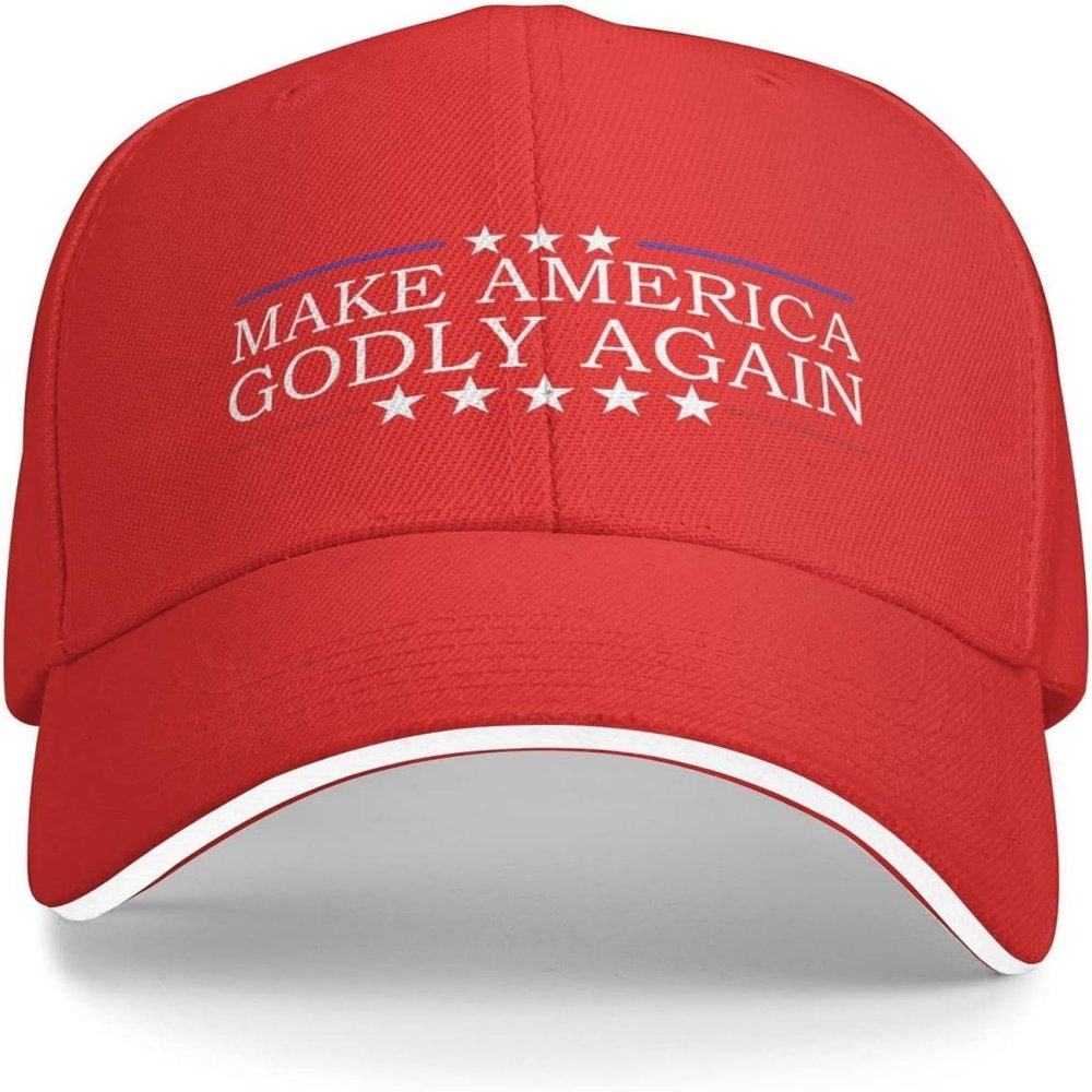 WANBAOEBKE Make America Godly Again Hat Men Baseball Caps Fashionable Hats