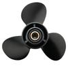 AQUAMAN 13 1/4x17 Propeller for Johnson Evinrude OMC Stern Drive Engines E-TEC 40-140hp OEM 765183 13 Spline Tooth RH view 2