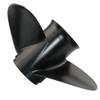 AQUAMAN 13 1/4x17 Propeller for Johnson Evinrude OMC Stern Drive Engines E-TEC 40-140hp OEM 765183 13 Spline Tooth RH view 4