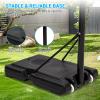 GarveeLife Portable Basketball Hoop 5.2-10 ft Adjustable Basketball Goal System, 44 in Outdoor Hoop & Goals for Kids, Youth, and Adults in Backyard, Driveway, Garage view 4