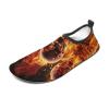 Water Shoes for Women Men Barefoot Water Sports Shoes Fire Skeletons Aqua Socks Quick-Dry Beach Shoes view 4