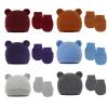 HEYXI Baby Anti-Scratching Cotton Gloves Infant Hat Set Newborn Face Protective Scratch Mittens Breathable Warm Baby Bonnet view 3