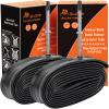 700C Heavy Duty Bike Tubes 700x18C/23C/25C FV80 Presta Valve (18/25-622) 700C Bicycle Inner Tubes Compatible with 700 x 18C 700x23C 700x25C Bike Tire Tubes 2-PCS view 1
