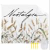 Beach Blanket Waterproof Sandproof Beach Mat,Autumn Gold Wheat Farm Harvest Picnic Blankets with Sand Pockets and Stakes,Watercolor Plants White Outdoor Pad for Seaside,Travel,Camping,Hiking view 1