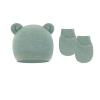 HEYXI Baby Anti-Scratching Cotton Gloves Infant Hat Set Newborn Face Protective Scratch Mittens Breathable Warm Baby Bonnet