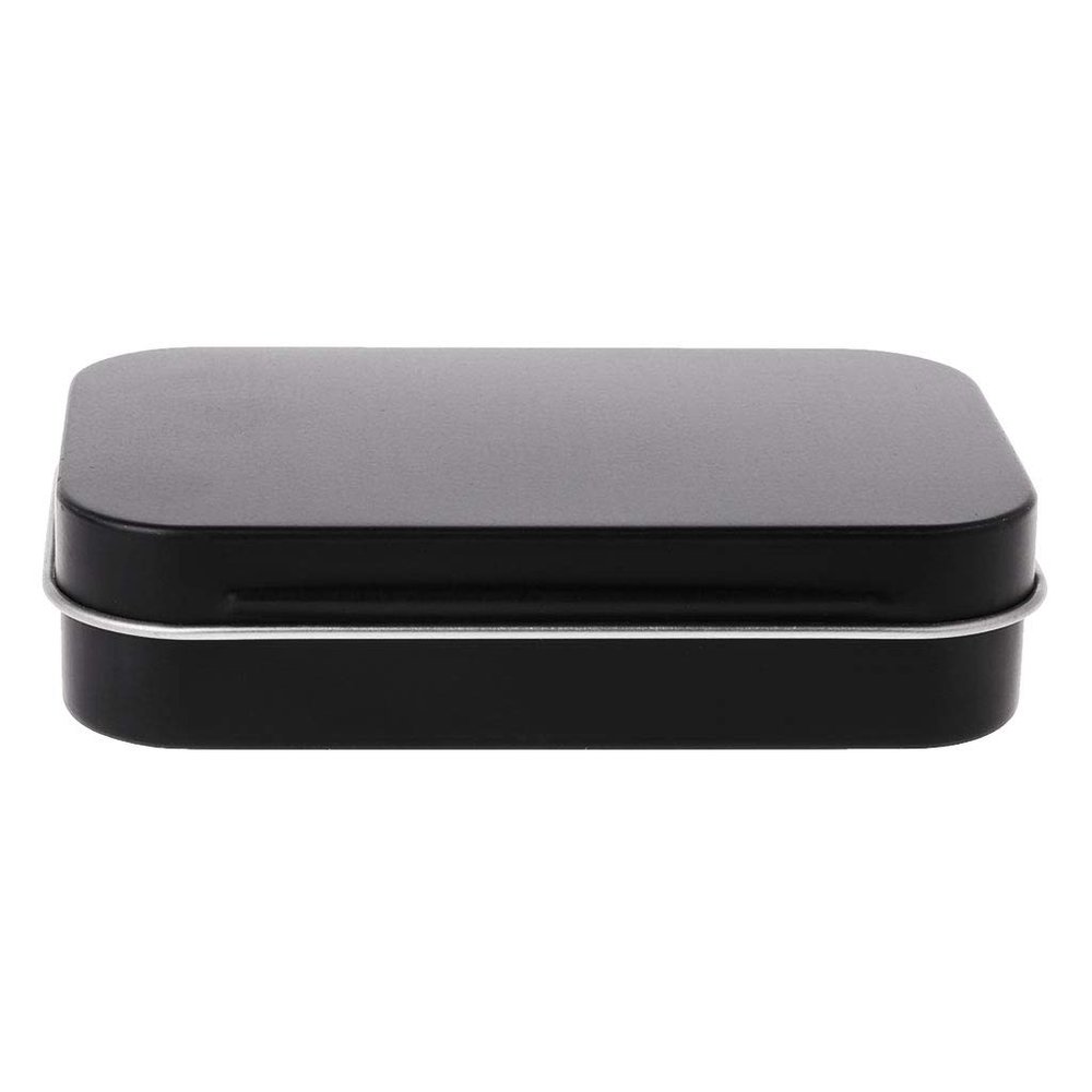 Storage Box Small Jewelry For Key Tin Black Gifts Seal