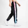 NineFit Basics Men's Sweatpants Tear-Away Basketball Pants Athletic Workout Casual Loose Running Jogger with Pockets Black, Large view 2