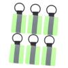 COOLHIYA 6pcs Double-Sided Reflective Keychain Tag High Visibility Key Holder for Men Women Boys and Girls Zipper Pulls view 1