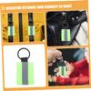 COOLHIYA 6pcs Double-Sided Reflective Keychain Tag High Visibility Key Holder for Men Women Boys and Girls Zipper Pulls view 2