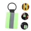 COOLHIYA 6pcs Double-Sided Reflective Keychain Tag High Visibility Key Holder for Men Women Boys and Girls Zipper Pulls view 3
