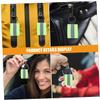 COOLHIYA 6pcs Double-Sided Reflective Keychain Tag High Visibility Key Holder for Men Women Boys and Girls Zipper Pulls view 4