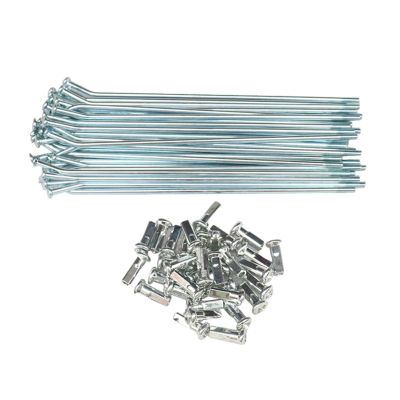USZIJIE 36pcs 3.8mm Thread Diameter 124mm-225mm Length Motorcycle Wheel Spokes with Nipples Dirtbike(8G 141mm)