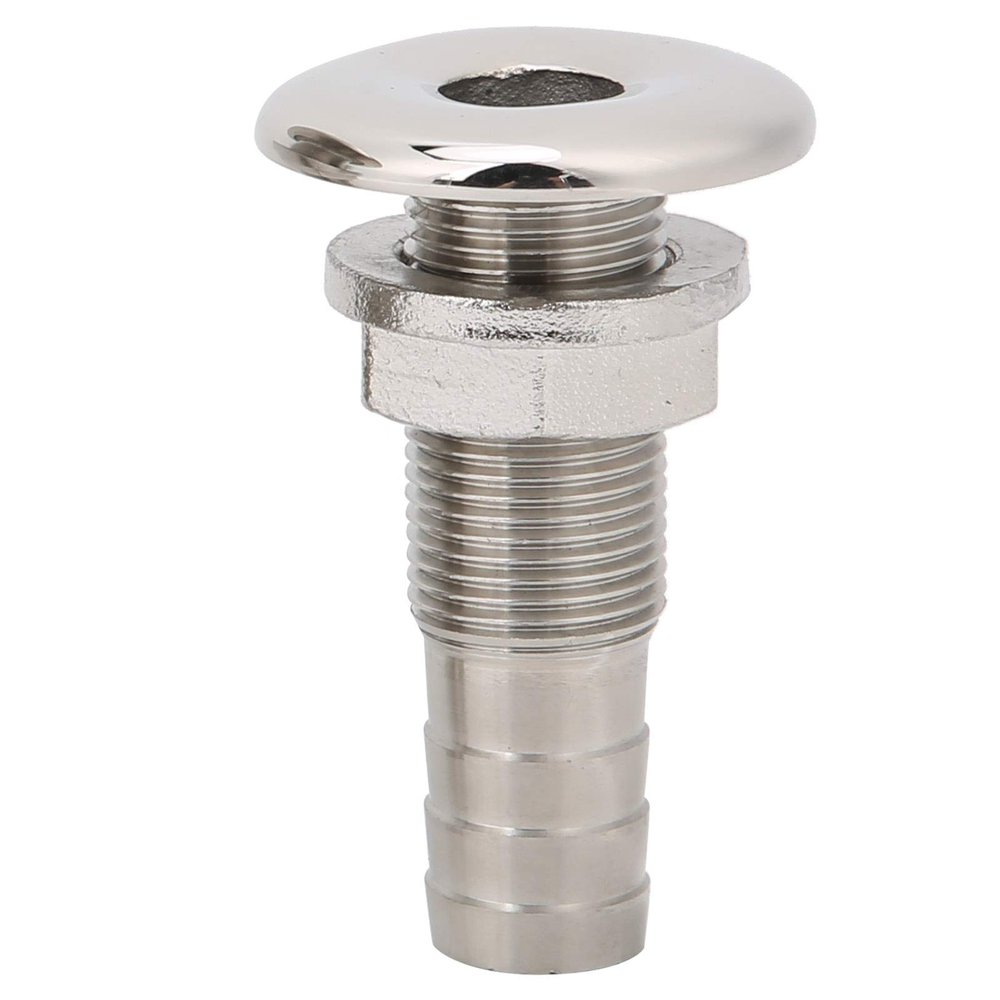Outdoor Stainless Steel Water Outlet Port Boating Body Bottom Yacht Line Drain Valve Accessories (MJS022-3/4" )