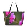 Dragonfly On The Flower Print Anti-Sand Beach Tote Bag,Versatile And Stylish For All Your Adventures view 2