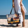 Aircraft Plane At Sunset Print Spacious Travel Beach Bag,Versatile Anti-Sand Beach Tote,For All Your Needs view 4