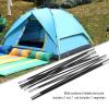 3.96M Fiberglass Camping Tent Pole Bars,Tent Poles Replacement for Camping Hiking Backpacking and Parties Outdoor Support Rods Awning Frames Kit Canopy Poles for Beach Accessories view 4
