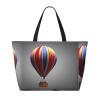 Hot Air Balloon Print Anti-Sand Beach Tote Bag,Versatile And Stylish For All Your Adventures view 3