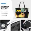 Funny Pineapple Print Anti-Sand Beach Tote Bag,Versatile And Stylish For All Your Adventures view 3