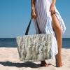Cute Llama Print Spacious Hand-Held Tote,Sand-Resistant Beach Carry Bag For Fashionable Ladies view 2