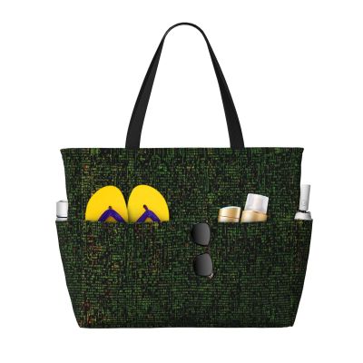 Math Formula Print Anti-Sand Beach Tote Bag,Versatile And Stylish For All Your Adventures