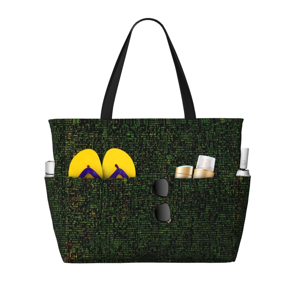 Math Formula Print Anti-Sand Beach Tote Bag,Versatile And Stylish For All Your Adventures