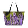Lavender Flower S Print Spacious Travel Beach Bag,Versatile Anti-Sand Beach Tote,For All Your Needs view 2