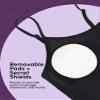 Fruit of the Loom Girls Seamless Longline Bra & Matching Boyshort Panty Set 2 Pack Rose Shadow/Black Hue XL view 4