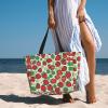 Strawberry Pattern Print Anti-Sand Beach Tote Bag,Versatile And Stylish For All Your Adventures view 2