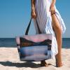 Lake Under Sunset Print Spacious Travel Beach Bag,Versatile Anti-Sand Beach Tote,For All Your Needs view 2
