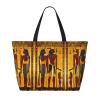 Ancient Egypt Tribe Series Print Spacious Travel Beach Bag,Versatile Anti-Sand Beach Tote,For All Your Needs view 3