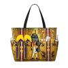 Ancient Egypt Tribe Series Print Spacious Travel Beach Bag,Versatile Anti-Sand Beach Tote,For All Your Needs view 1
