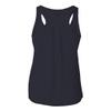 Go All Out XX-Large Navy Blue Women Flowy Cute Sunflower USA Flag Star & Stripes July 4th Sleeveless Tank Top T-Shirt view 2