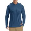 Sun Shirts for Men Hoodie UV Protection Breathable Long Sleeve Shirts Lightweight Quick Dry SPF Hiking Fishing Shirts view 1