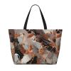 Marble Texture Copper Splatter Print Anti-Sand Beach Tote Bag,Versatile And Stylish For All Your Adventures view 3