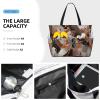Marble Texture Copper Splatter Print Anti-Sand Beach Tote Bag,Versatile And Stylish For All Your Adventures view 4