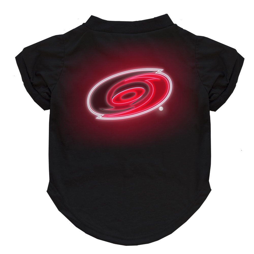 Littlearth NHL Neon Pet T-Shirt Carolina Hurricanes
