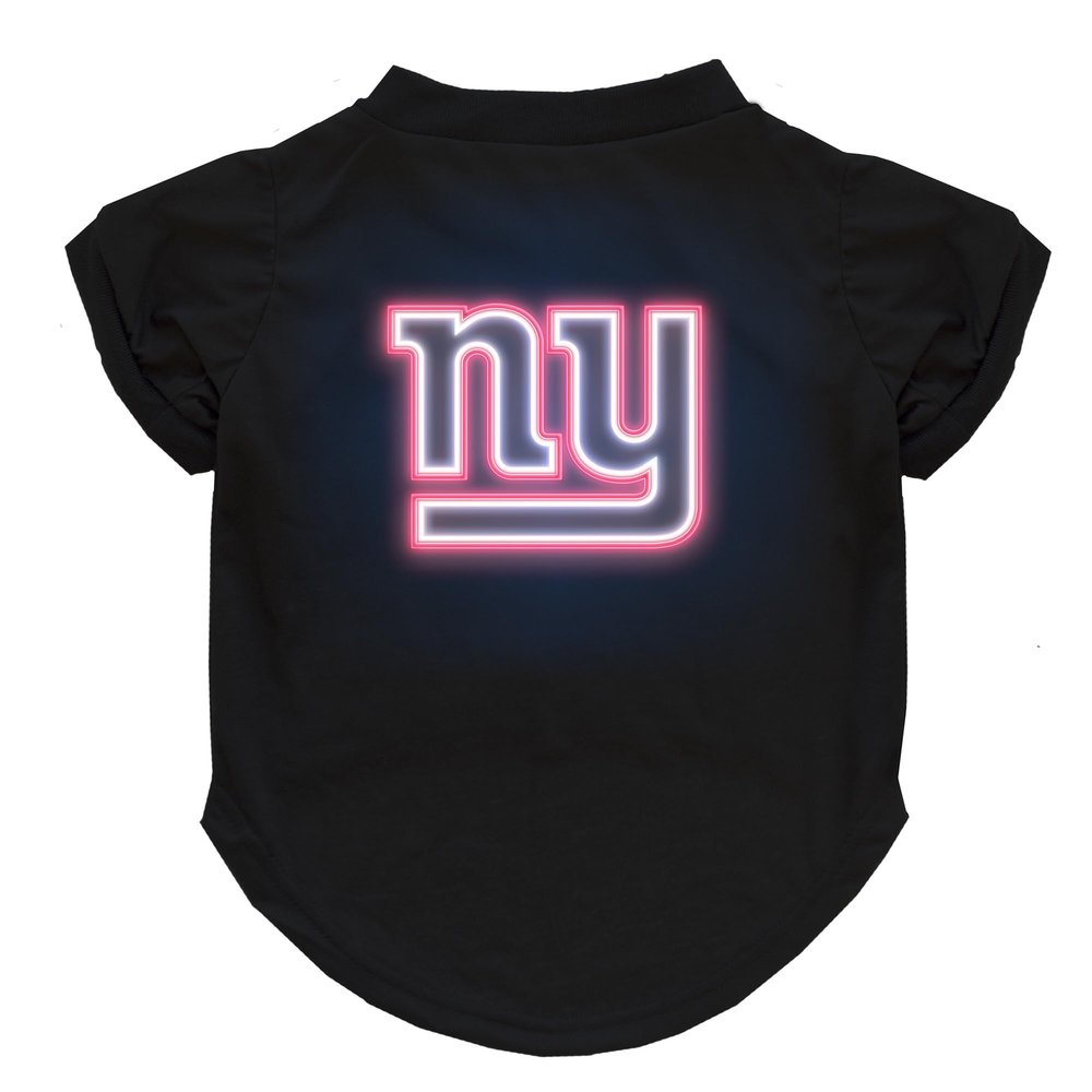 Littlearth NFL Neon Pet T-Shirt New York Giants