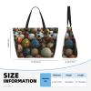 Sports Ball Print Spacious Travel Beach Bag,Versatile Anti-Sand Beach Tote,For All Your Needs view 4