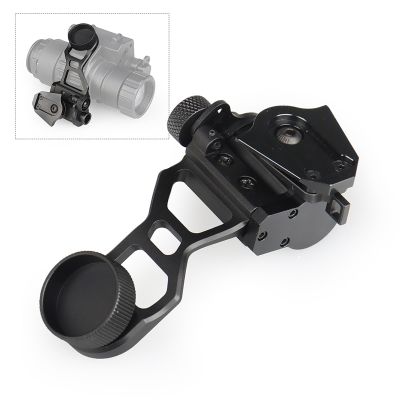 VISWISS an/PVS 14 Monocular NVG Dovetail J Arm for Helmet PVS 14 Night Vision Mount, Black