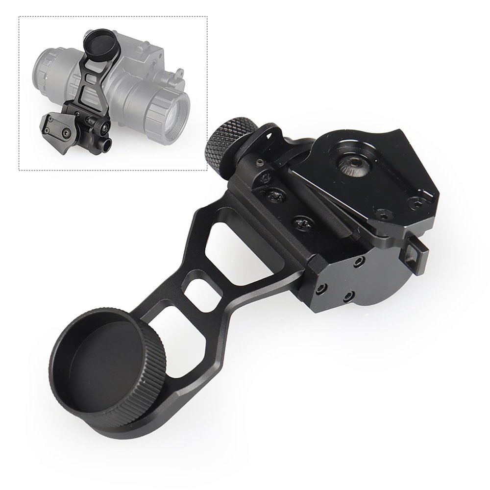 VISWISS an/PVS 14 Monocular NVG Dovetail J Arm for Helmet PVS 14 Night Vision Mount, Black