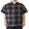 AIRNINE Men's Flannel Plaid Button Down Shirt (S to 5XL) (Z-Charcoal_S30, 2X-Large) view 1