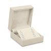 ALLUREPACK Linen Weave Reversible Jewelry Gift Box - for Earrings, Pendants, Chains and Necklaces - Suede Interior Case for Girls, Women & Men view 3