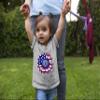 2T Oxford Toddler Cute Sunflower USA Flag Star & Stripes July 4th Toddler T-Shirt view 3