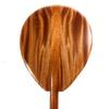 Tikimaster Flaming Premium Outrigger Paddle 50 inch with T-Handle - Made in Hawaii | #koa7312 view 1