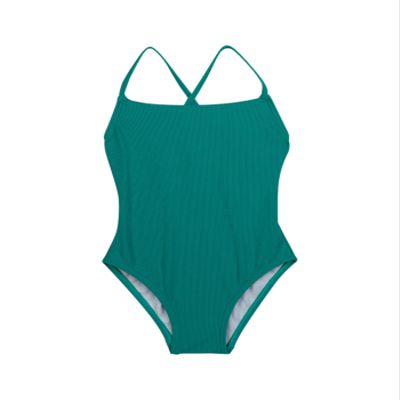 Gottex Baby Girl's Kids Toddler and Little Rib Texture Green One Piece Swimsuit UV Sun Protection Bathing Suit