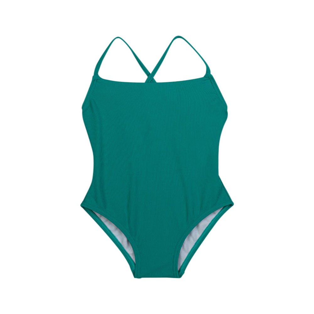 Gottex Baby Girl's Kids Toddler and Little Rib Texture Green One Piece Swimsuit UV Sun Protection Bathing Suit